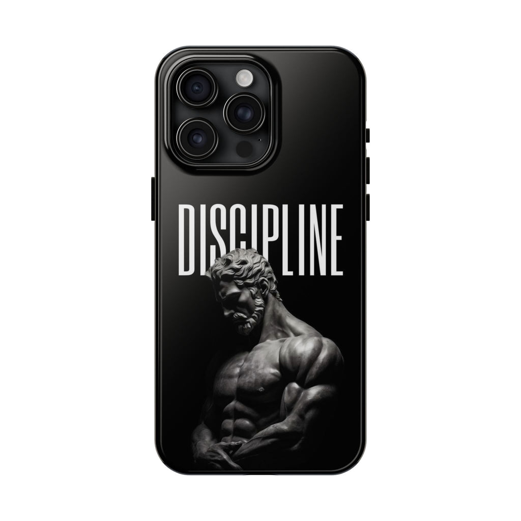 Discpline Black Tough Phone Cases