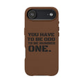 “You Have to Be Odd to Be Number One” Motivational Design –  Engraved PU Leather Phone Case