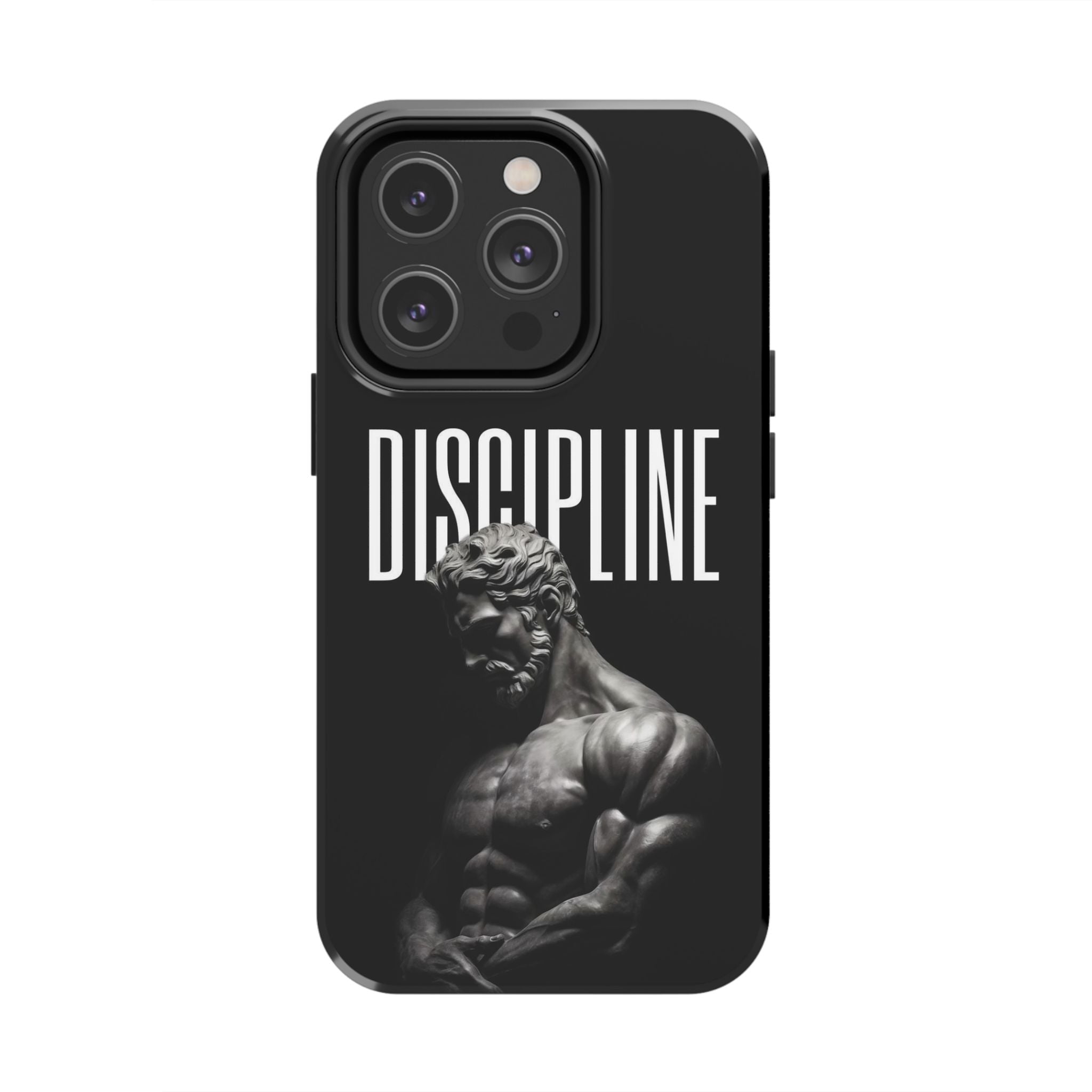 Discpline Black Tough Phone Cases