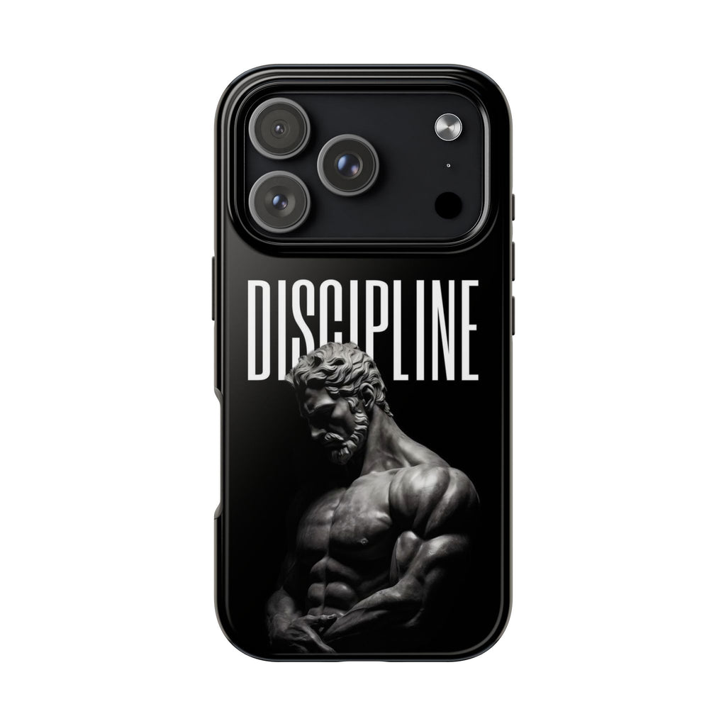 Discpline Black Tough Phone Cases