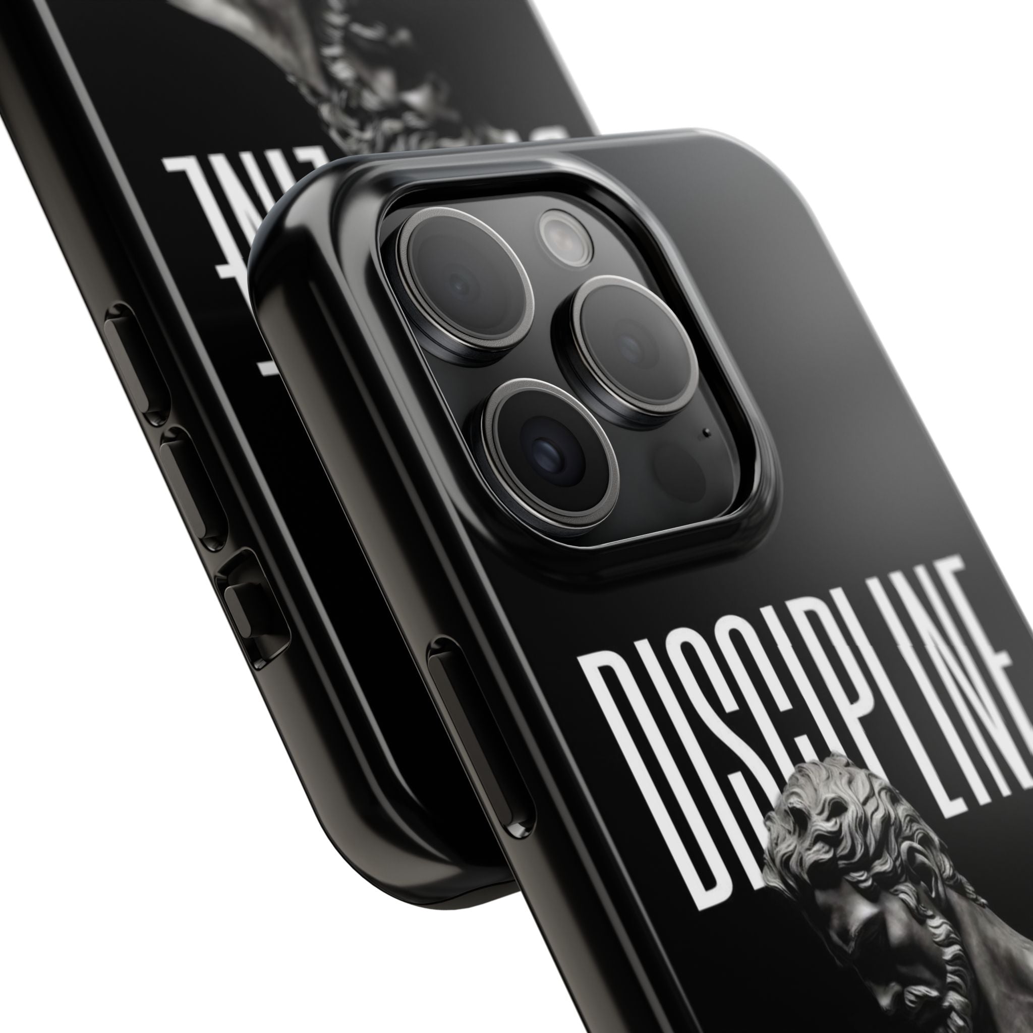 Discpline Black Tough Phone Cases