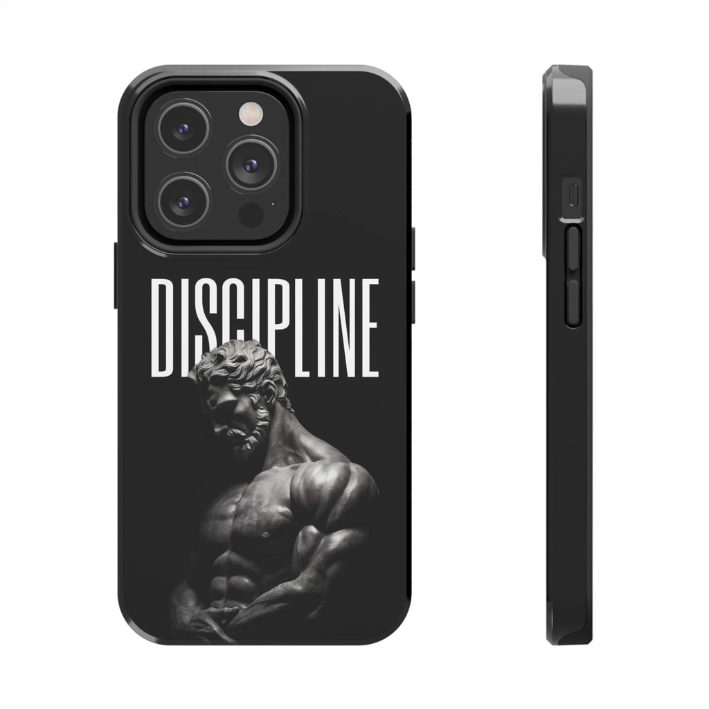 Discpline Black Tough Phone Cases