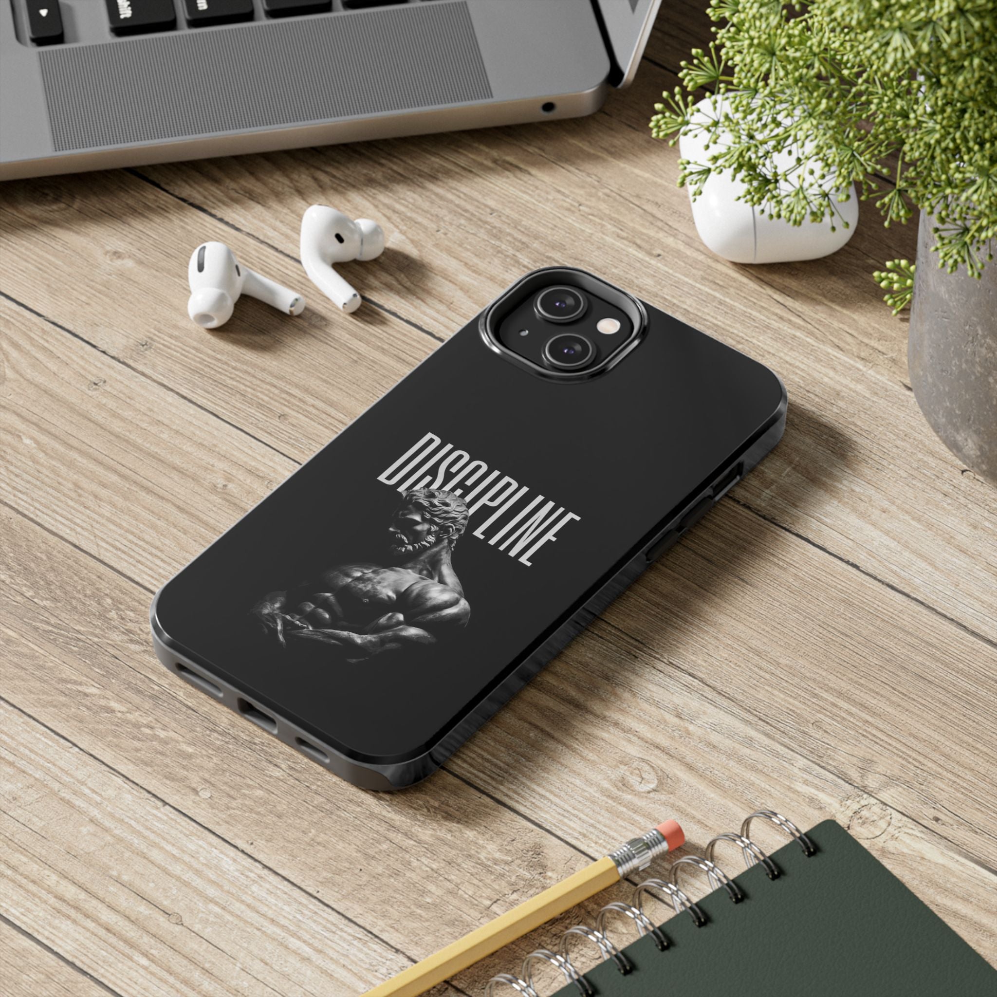 Discipline Muscle Phone Case — Tough Protective iPhone Cover