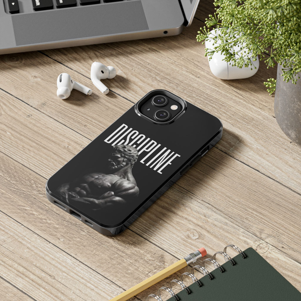 Discpline Black Tough Phone Cases
