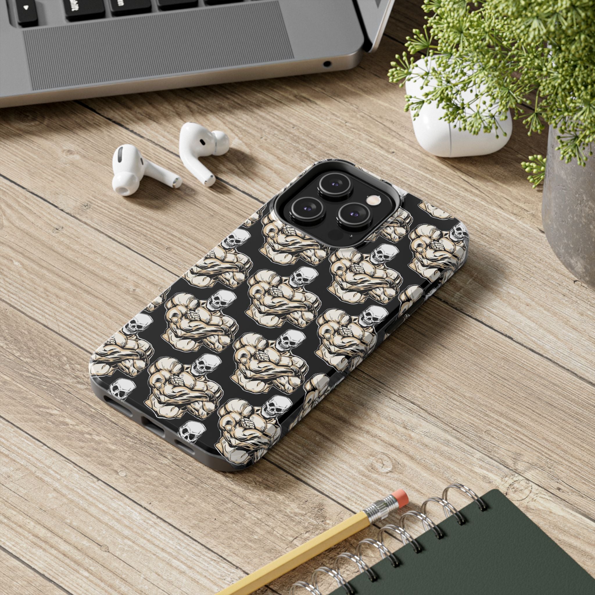 Skull Muscle Tough Phone Case