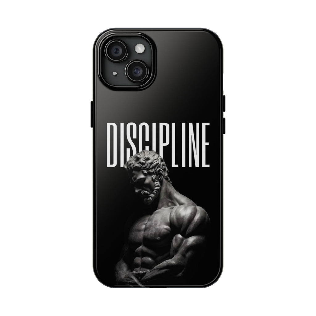 Discpline Black Tough Phone Cases