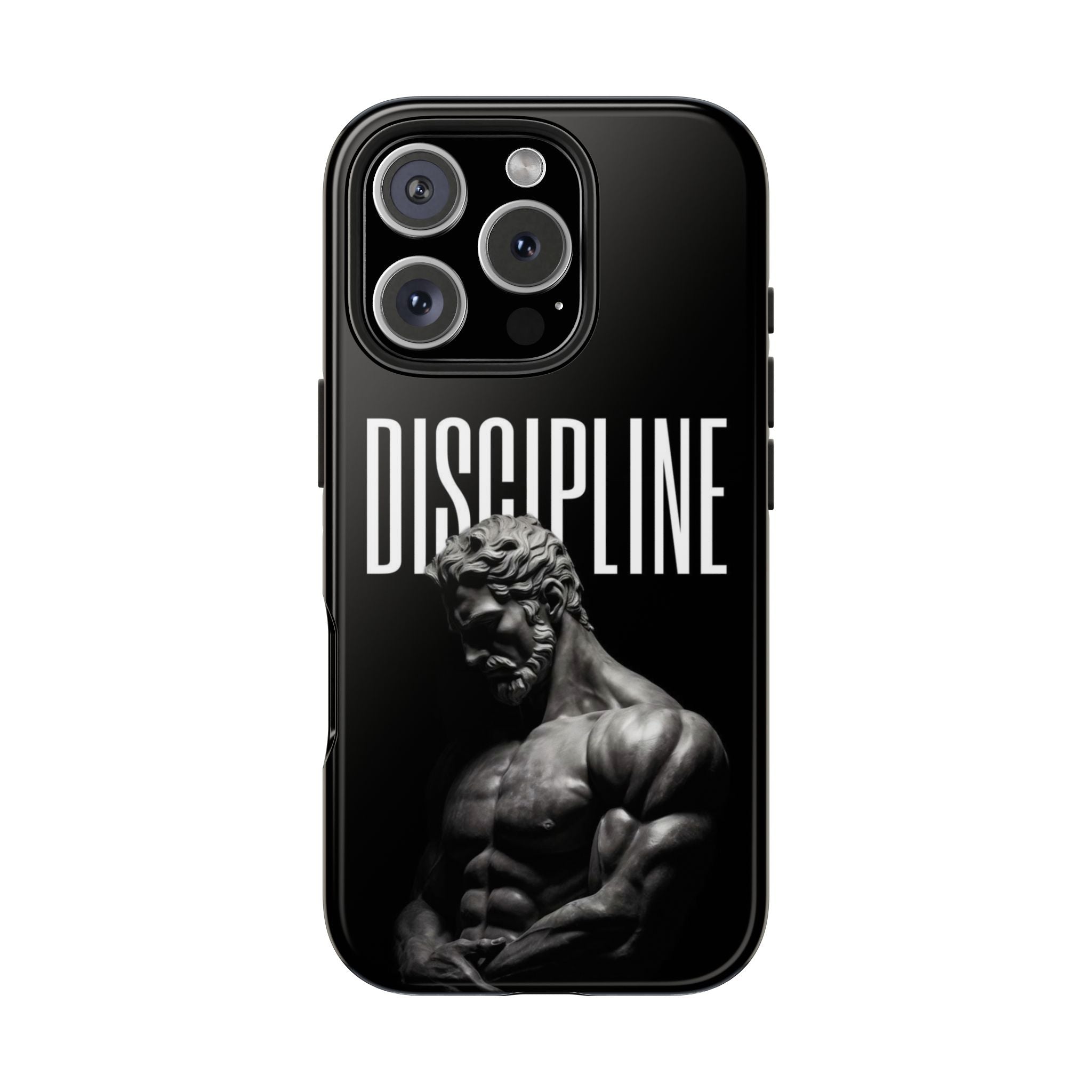 Discpline Black Tough Phone Cases