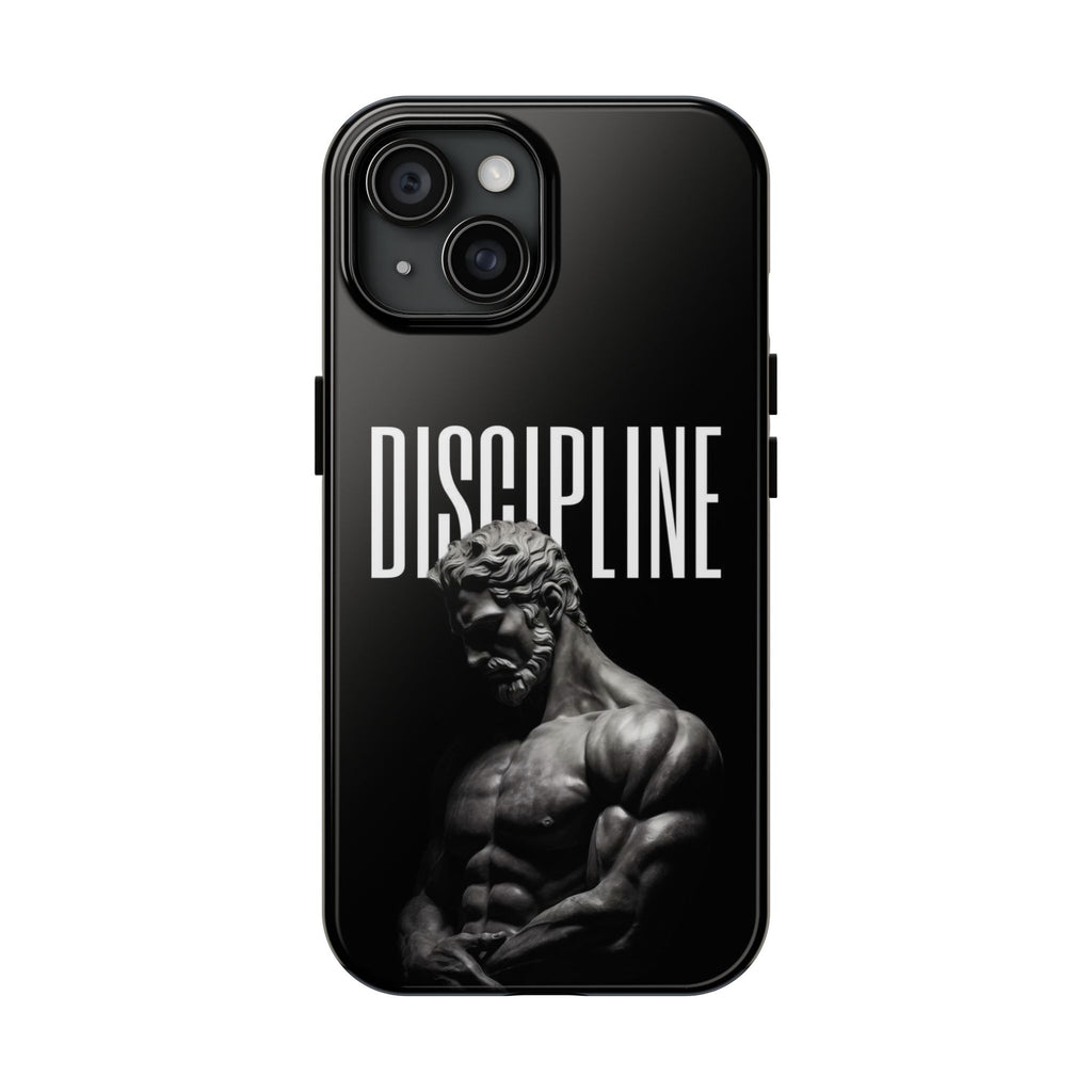 Discpline Black Tough Phone Cases