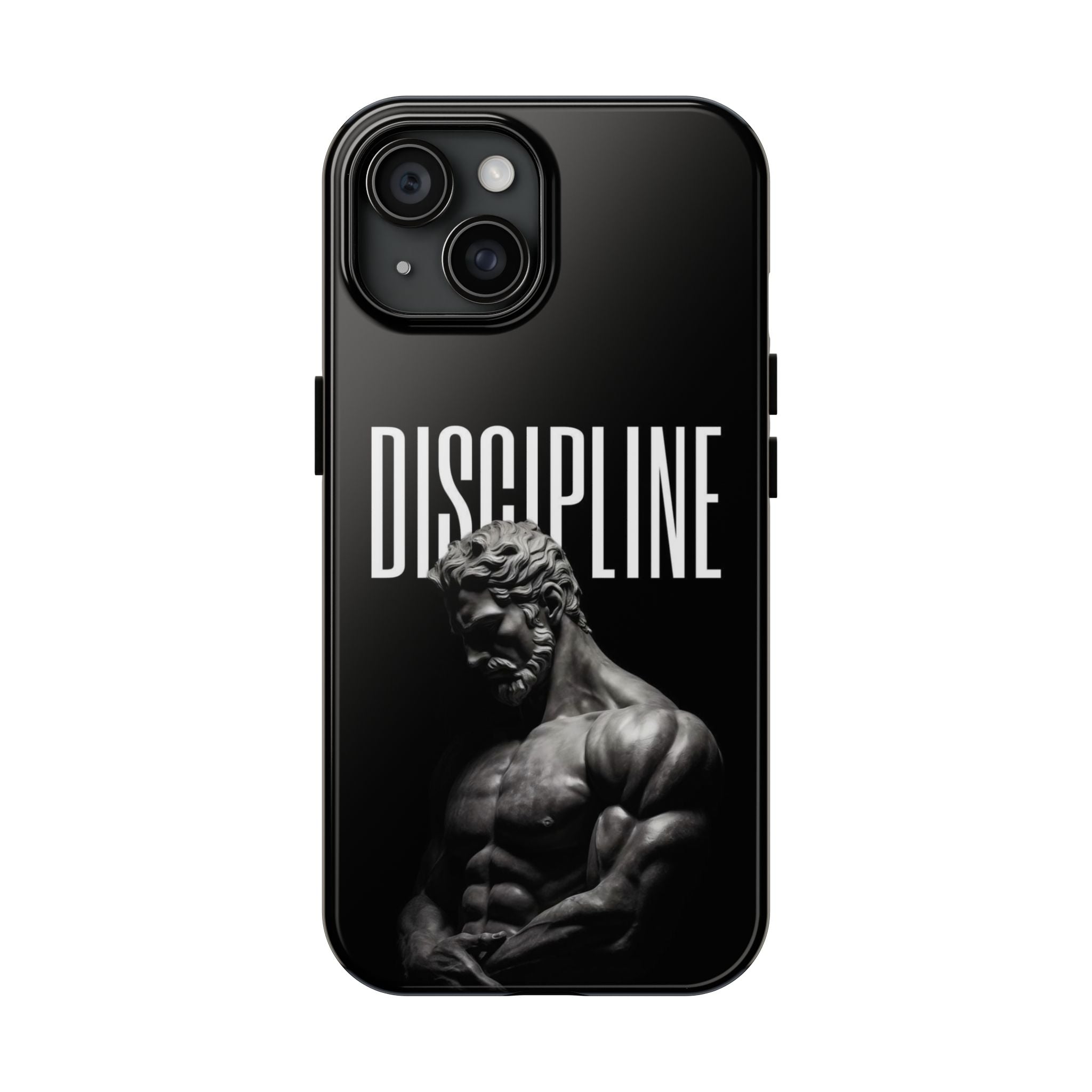 Discpline Black Tough Phone Cases