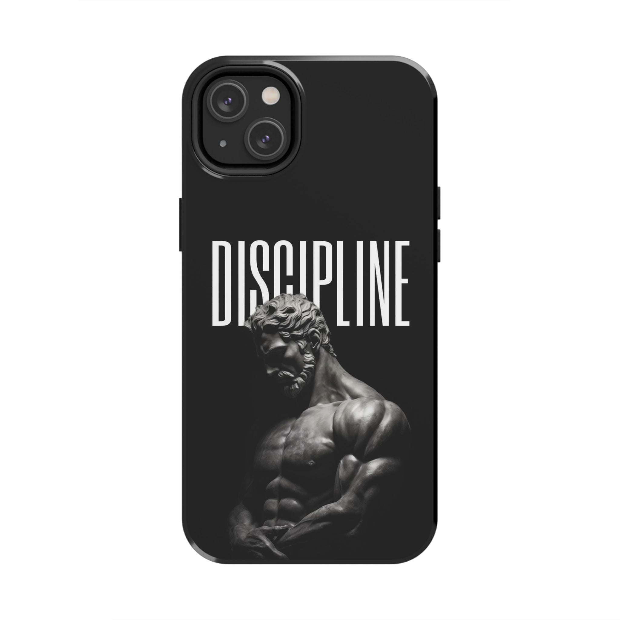 Discpline Black Tough Phone Cases