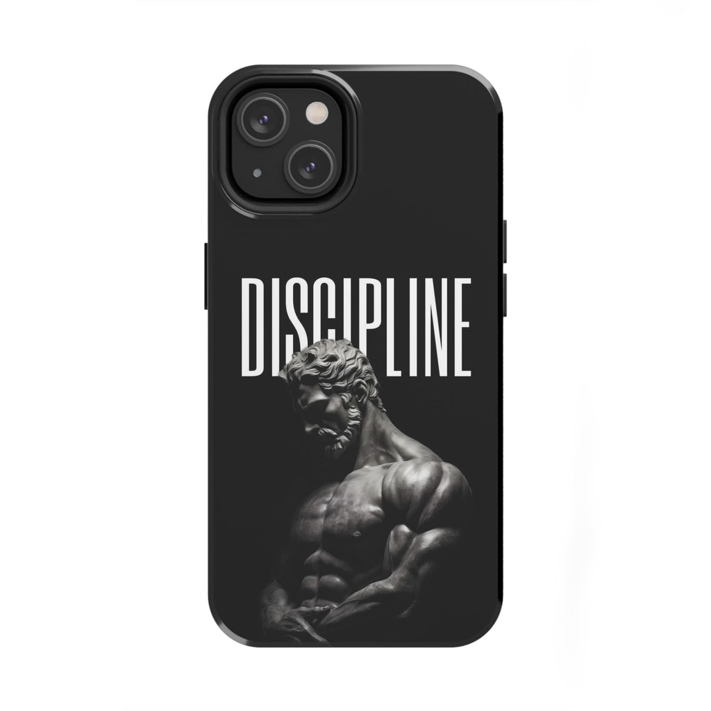 Discpline Black Tough Phone Cases