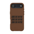 Losing Is Not An Option Engraved Quote -- PU Leather Iphone case
