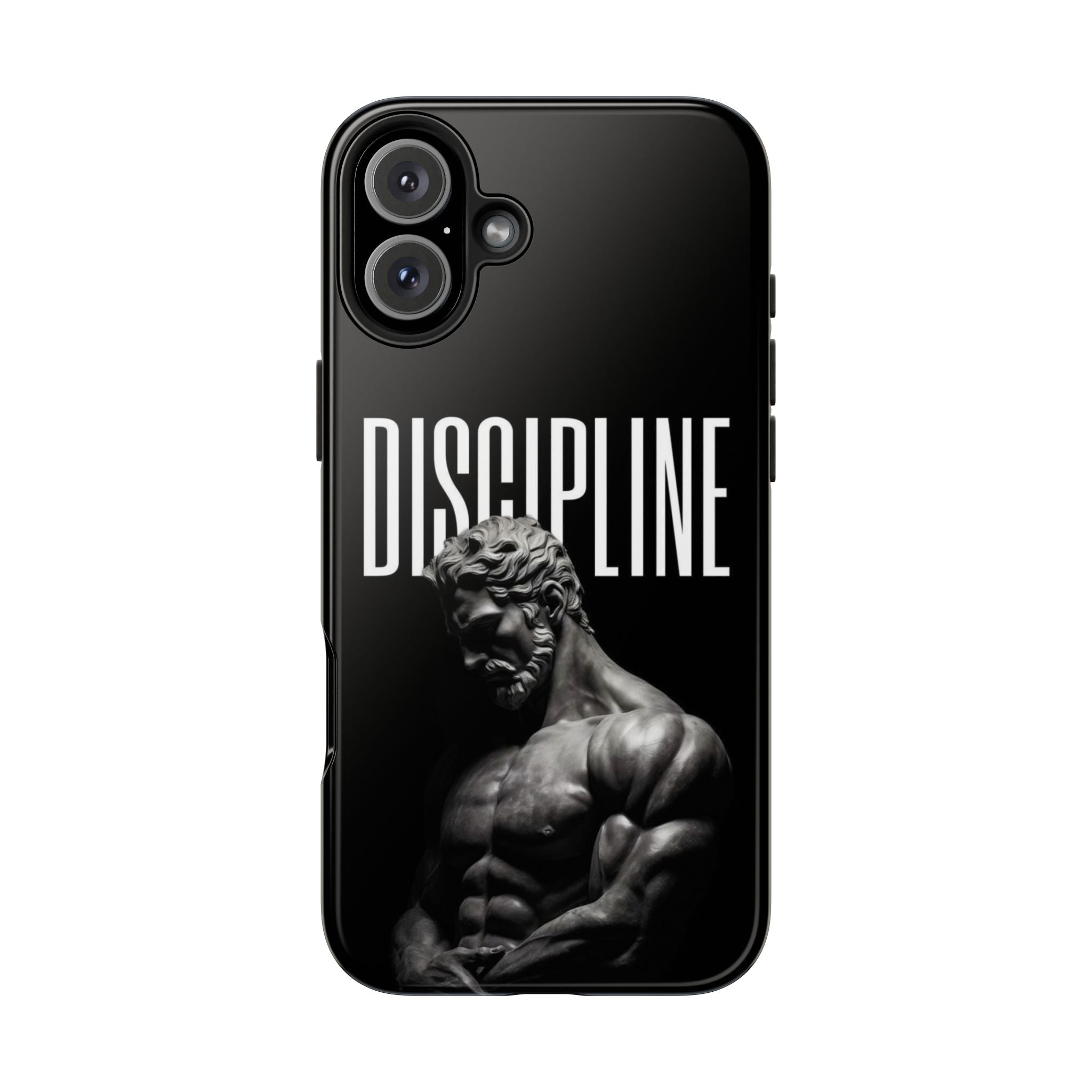 Discpline Black Tough Phone Cases