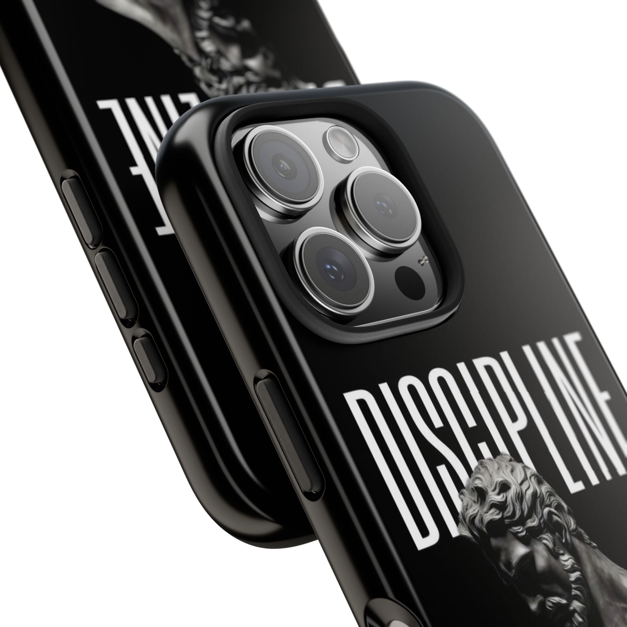 Discpline Black Tough Phone Cases