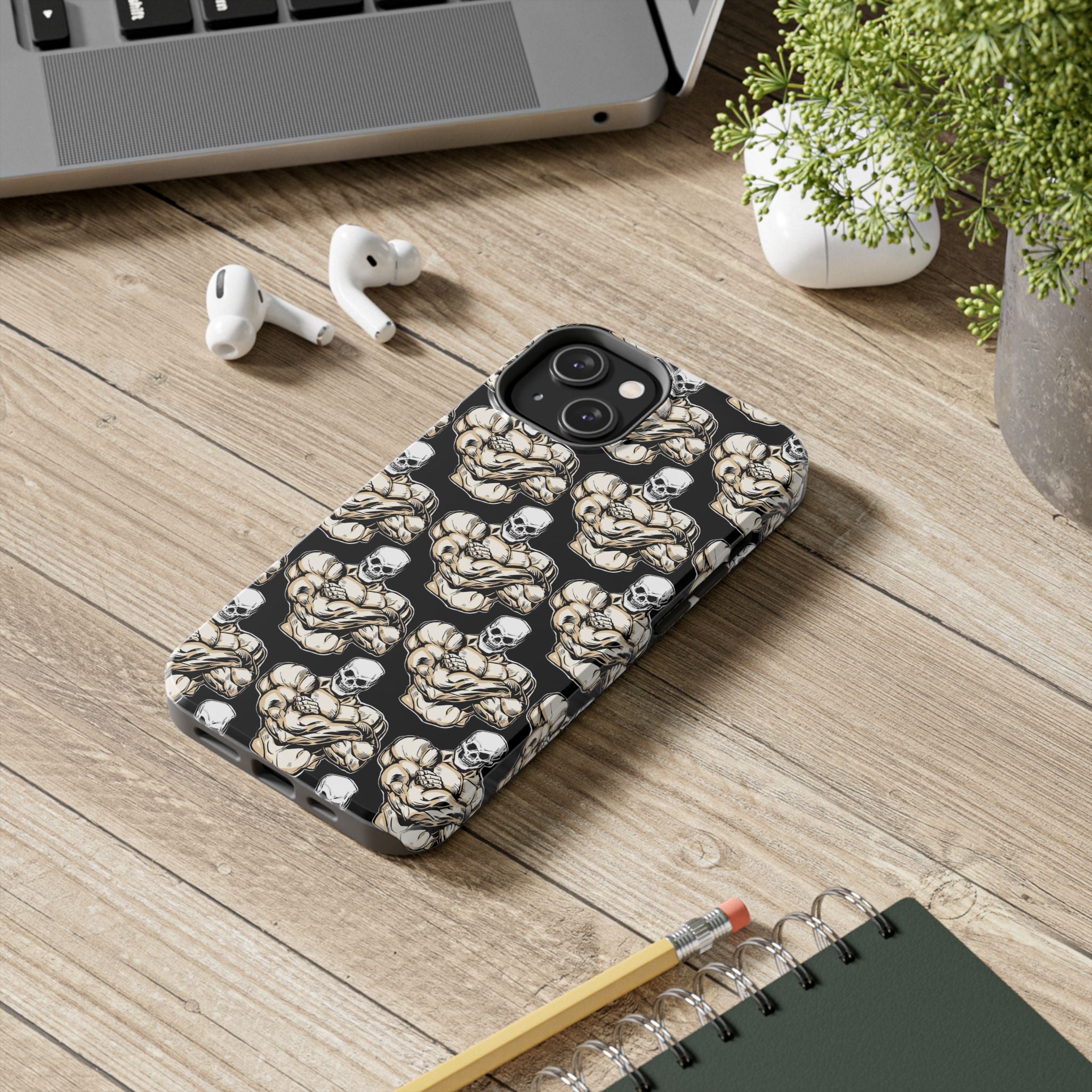 Skull Muscle Tough Phone Case