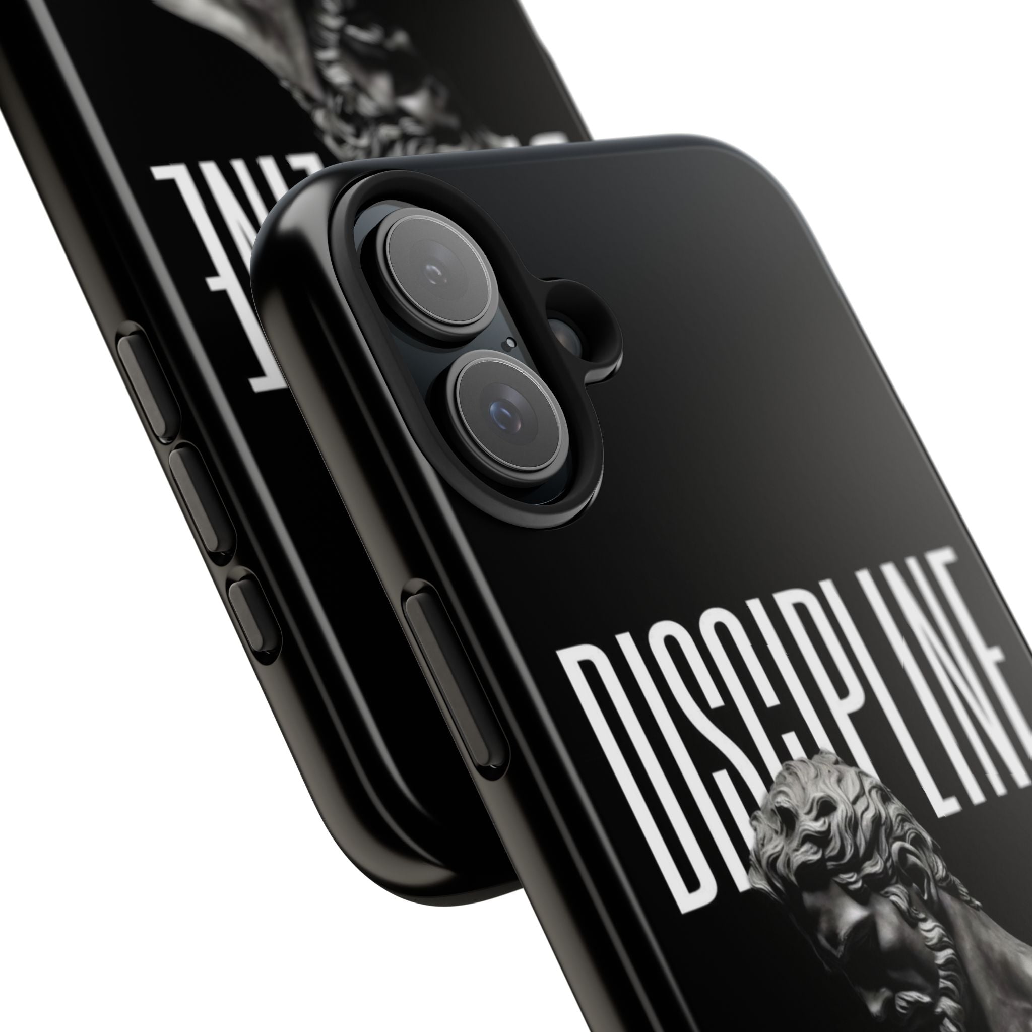 Discpline Black Tough Phone Cases