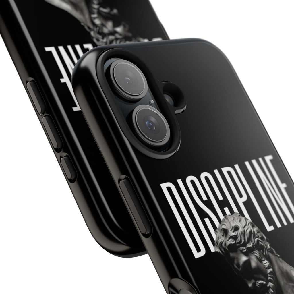 Discpline Black Tough Phone Cases