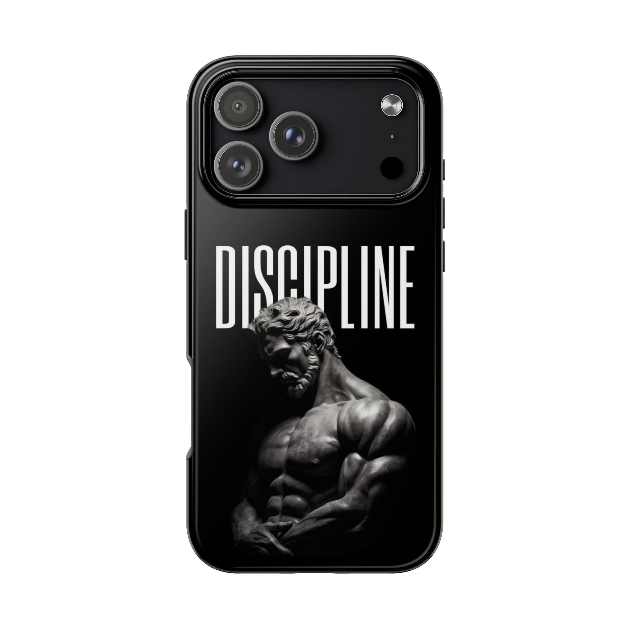 Discpline Black Tough Phone Cases