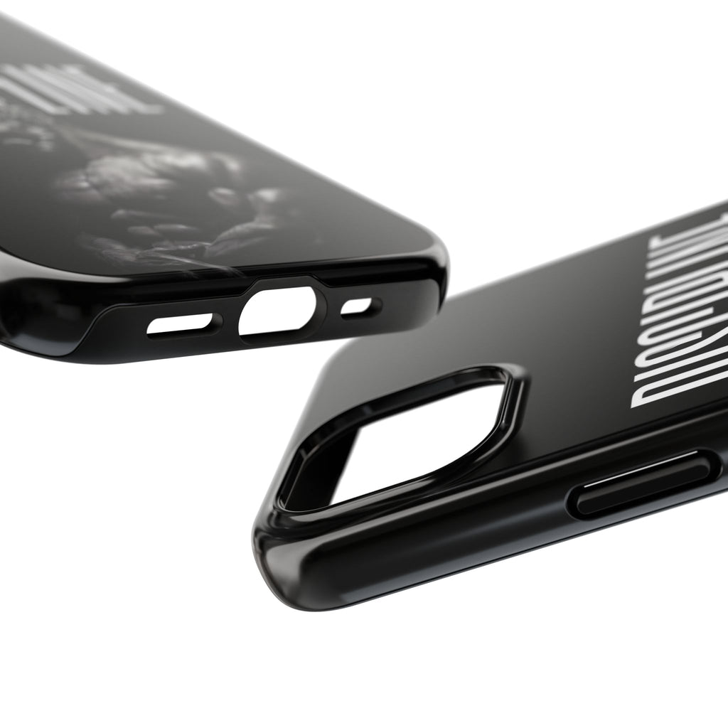 Discpline Black Tough Phone Cases