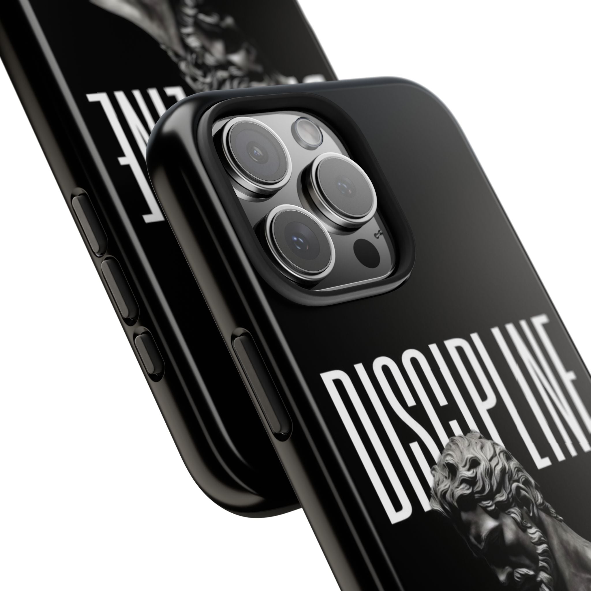 Discpline Black Tough Phone Cases
