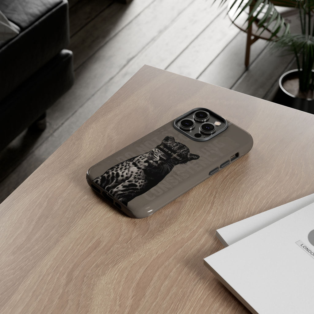 Leopard 'Believe in Yourself' Tough Phone Case