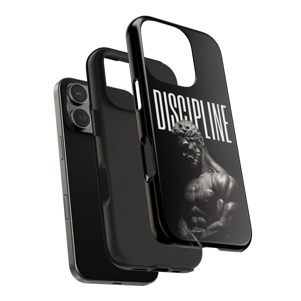 Discpline Black Tough Phone Cases