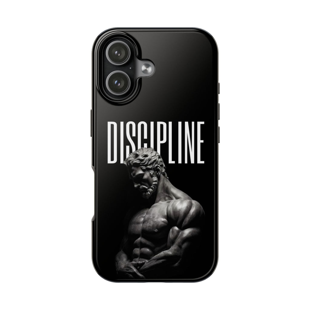 Discpline Black Tough Phone Cases