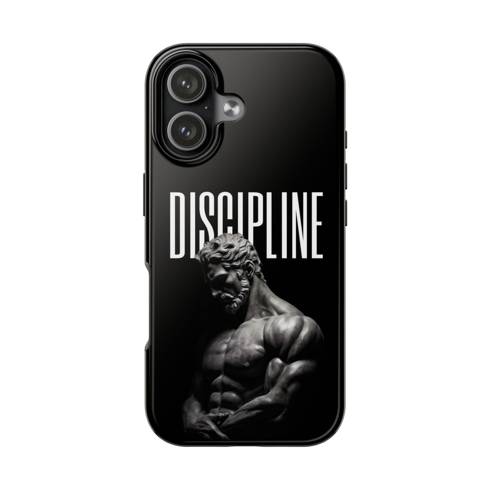 Discpline Black Tough Phone Cases