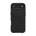 PU Leather Phone Case — Embossed Motivational Quote ‘Do it anyway’
