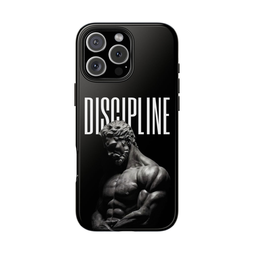 Discpline Black Tough Phone Cases