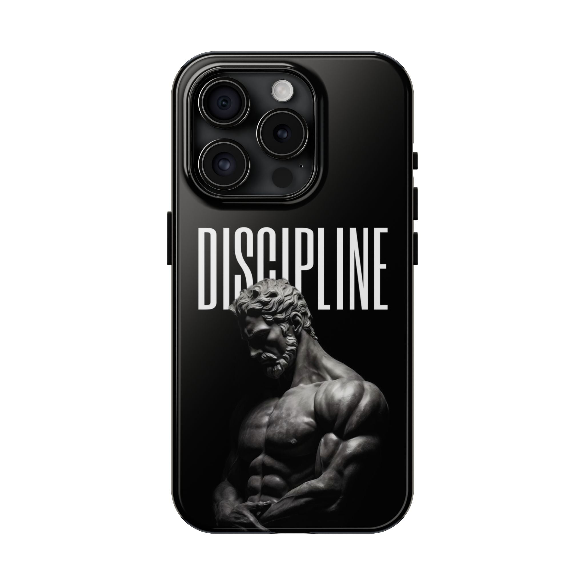 Discpline Black Tough Phone Cases