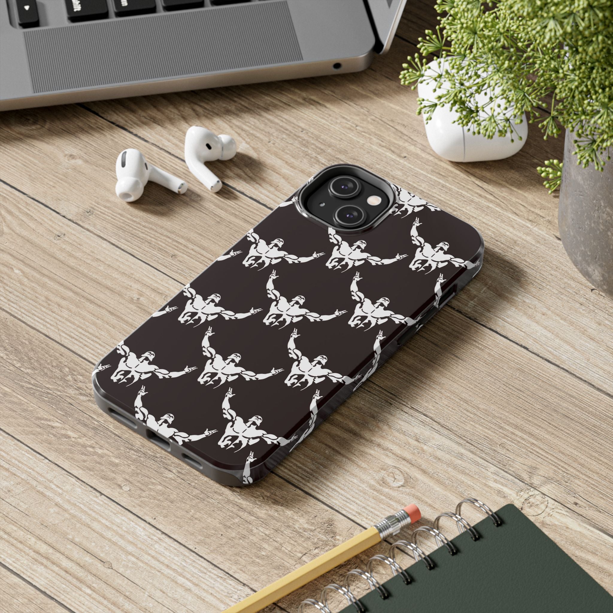 Bold Muscle Pattern Tough Phone Case