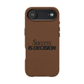 Success is Decision Engraved Design PU Leather Phone Case