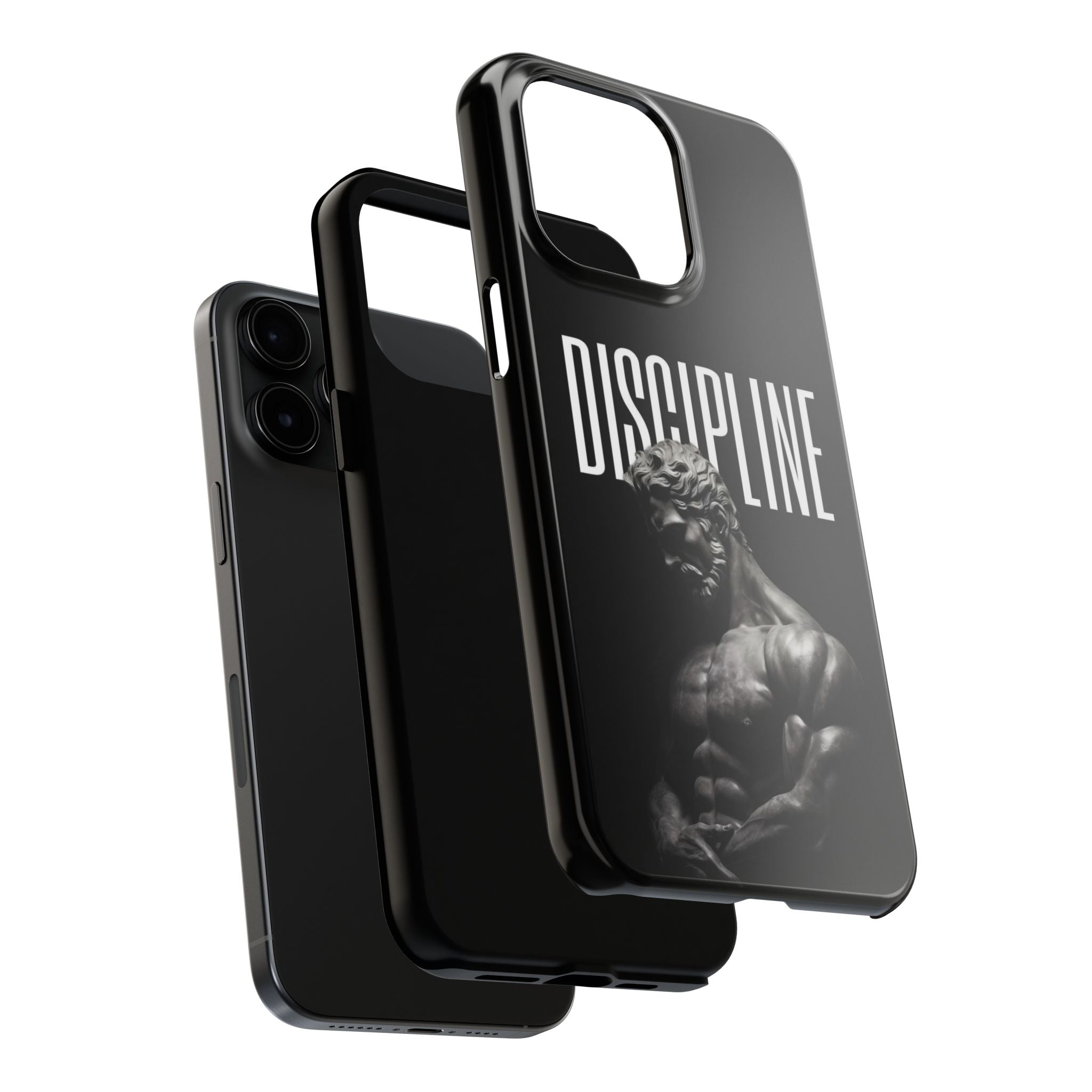 Discpline Black Tough Phone Cases