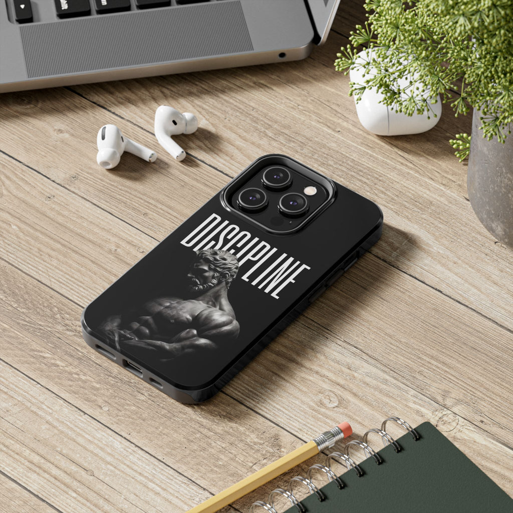Discpline Black Tough Phone Cases